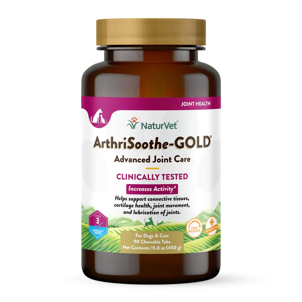 NaturVet ArthriSoothe-GOLD® Advanced Care Chewable Tablets