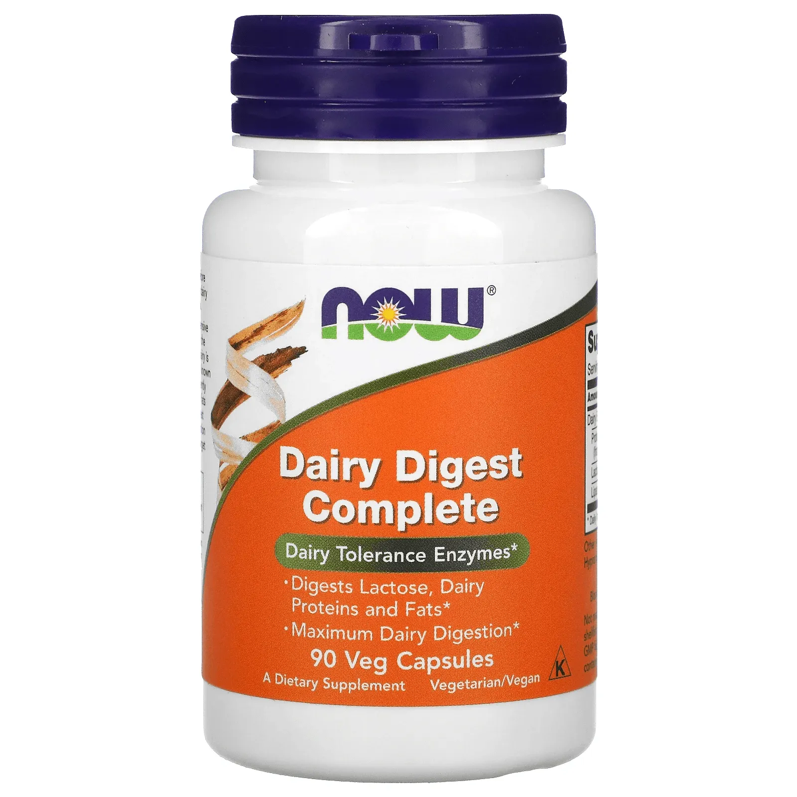 Now Foods Dairy Digest Complete 90 Capsules