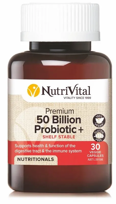 Nutrivital Premium 50 Billion Probiotic  (Shelf Stable)