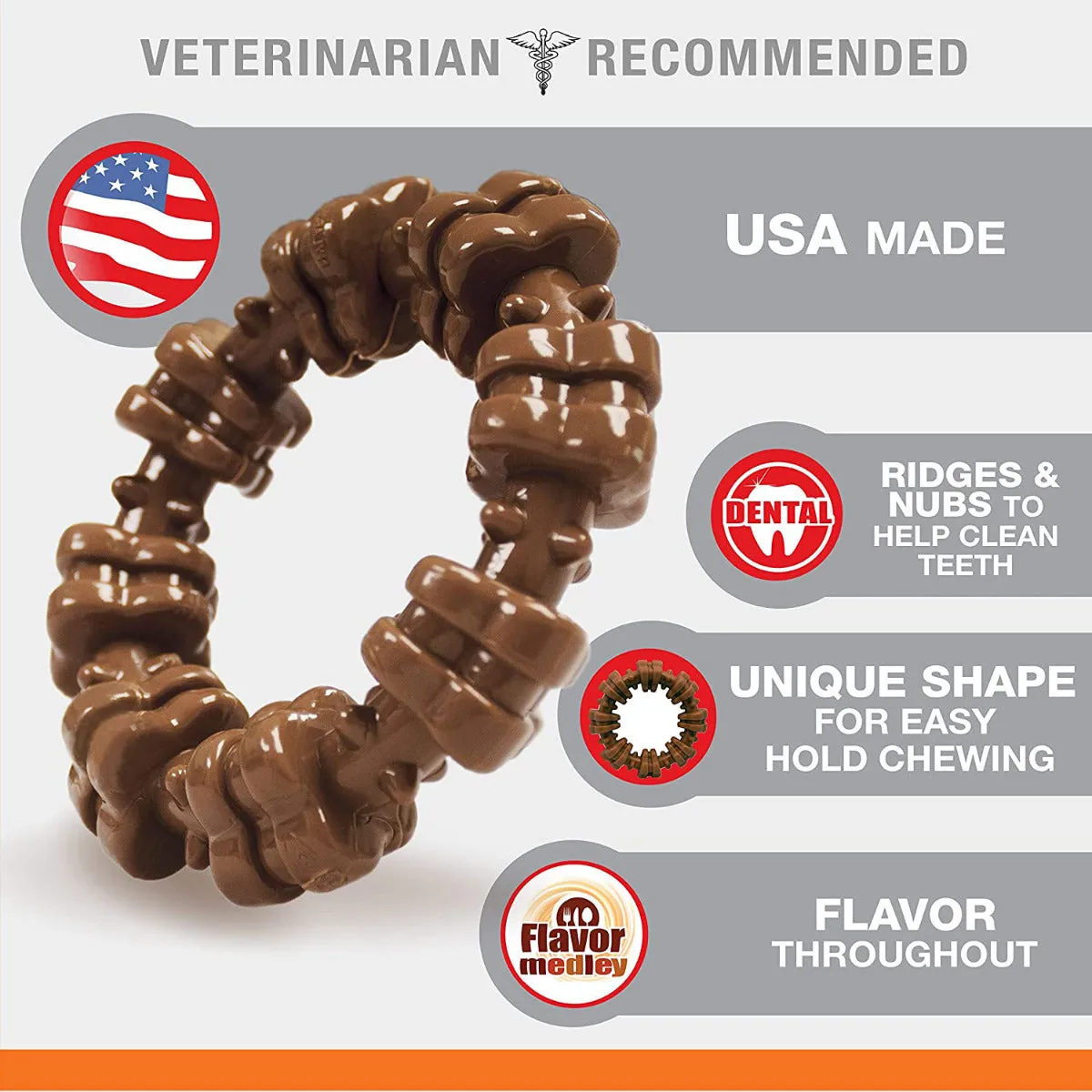 Nylabone DuraChew Textured Ring Souper