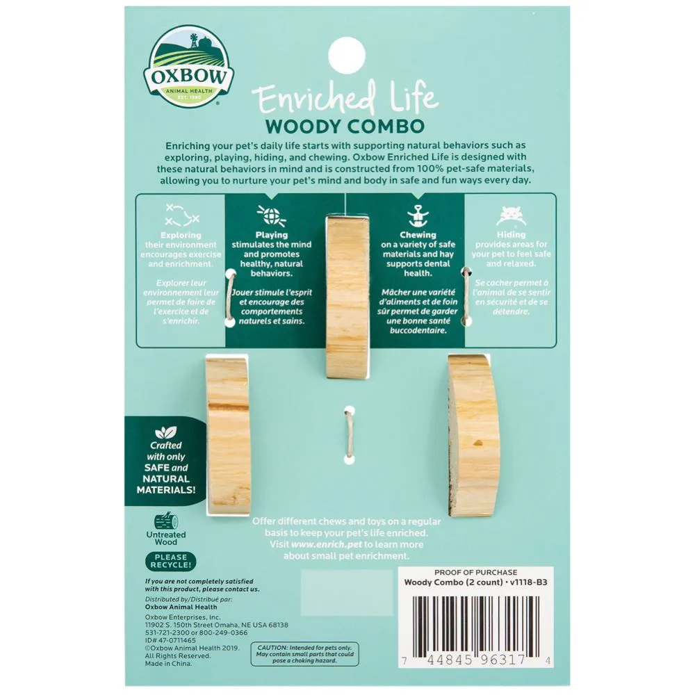 Oxbow Enriched Life Woody Combo For Small Animals