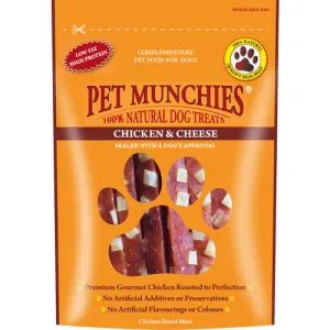 Pet Munchies Chicken & Cheese Dog Treat 100g