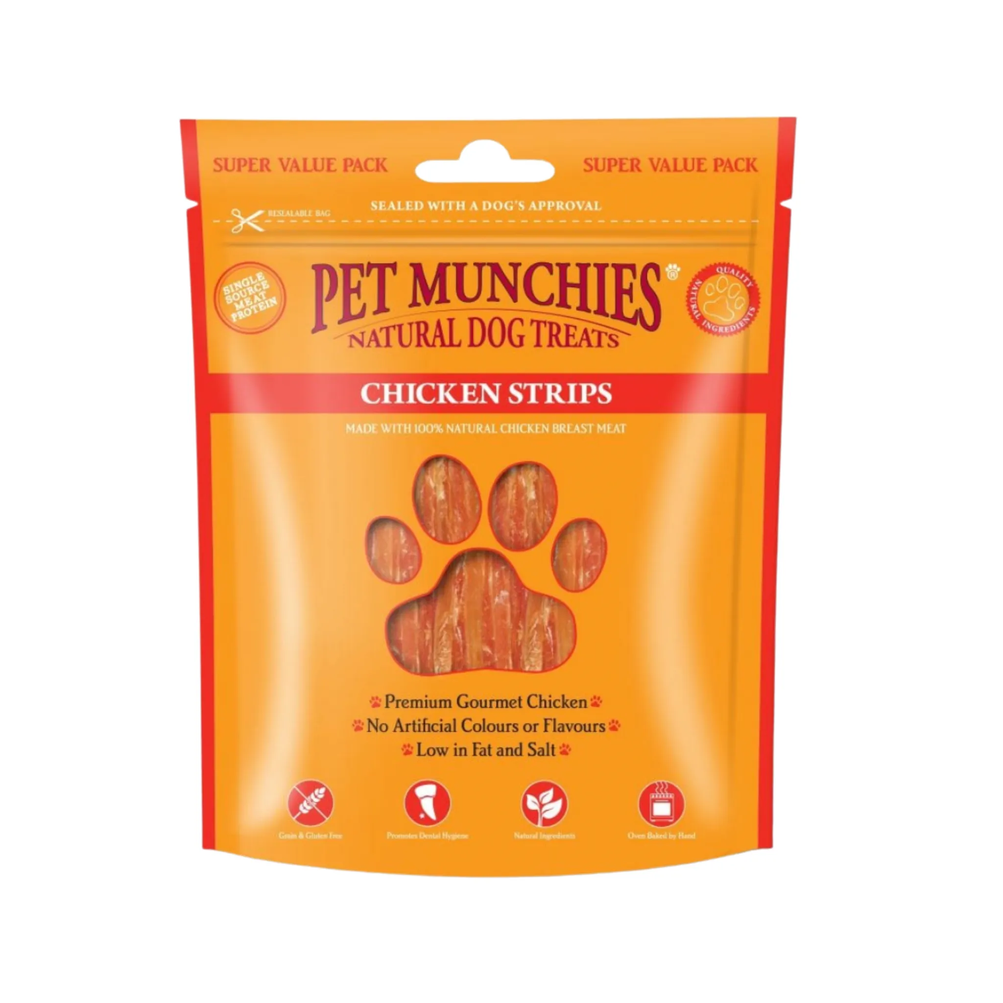 Pet Munchies Chicken Strips Dog Treats 320g