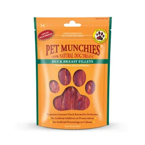 Pet Munchies Duck Breast Fillets 80g Dog Treats