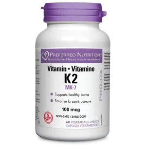 Preferred Nutrition Vitamin K2 100mcg (60 VCaps)