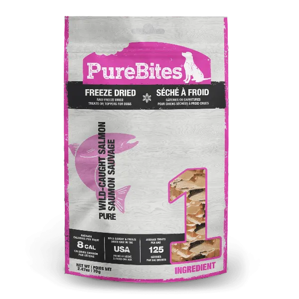 PureBites Freeze Dried Salmon Dog Treats