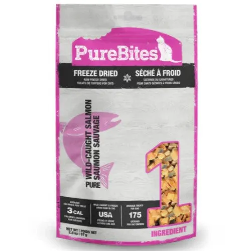 PureBites Salmon Freeze Dried Cat Treats 0.92oz