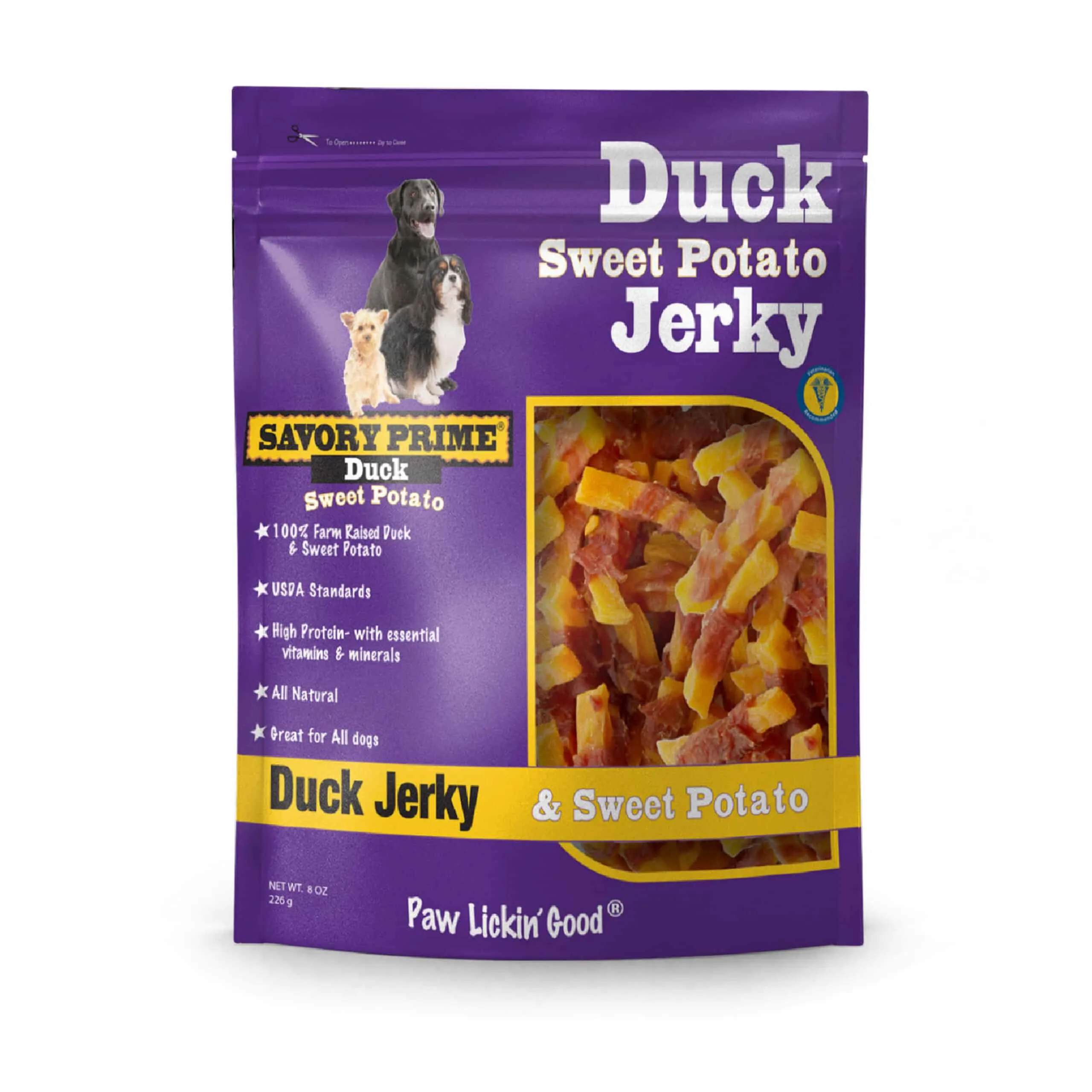 Savory Prime Sweet Potato & Duck Jerky Treats Dogs