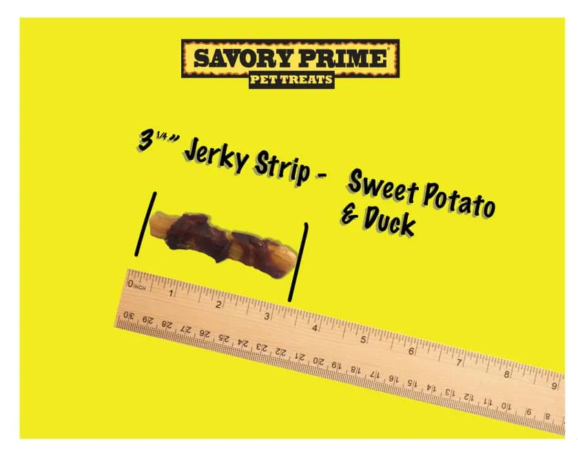 Savory Prime Sweet Potato & Duck Jerky Treats Dogs