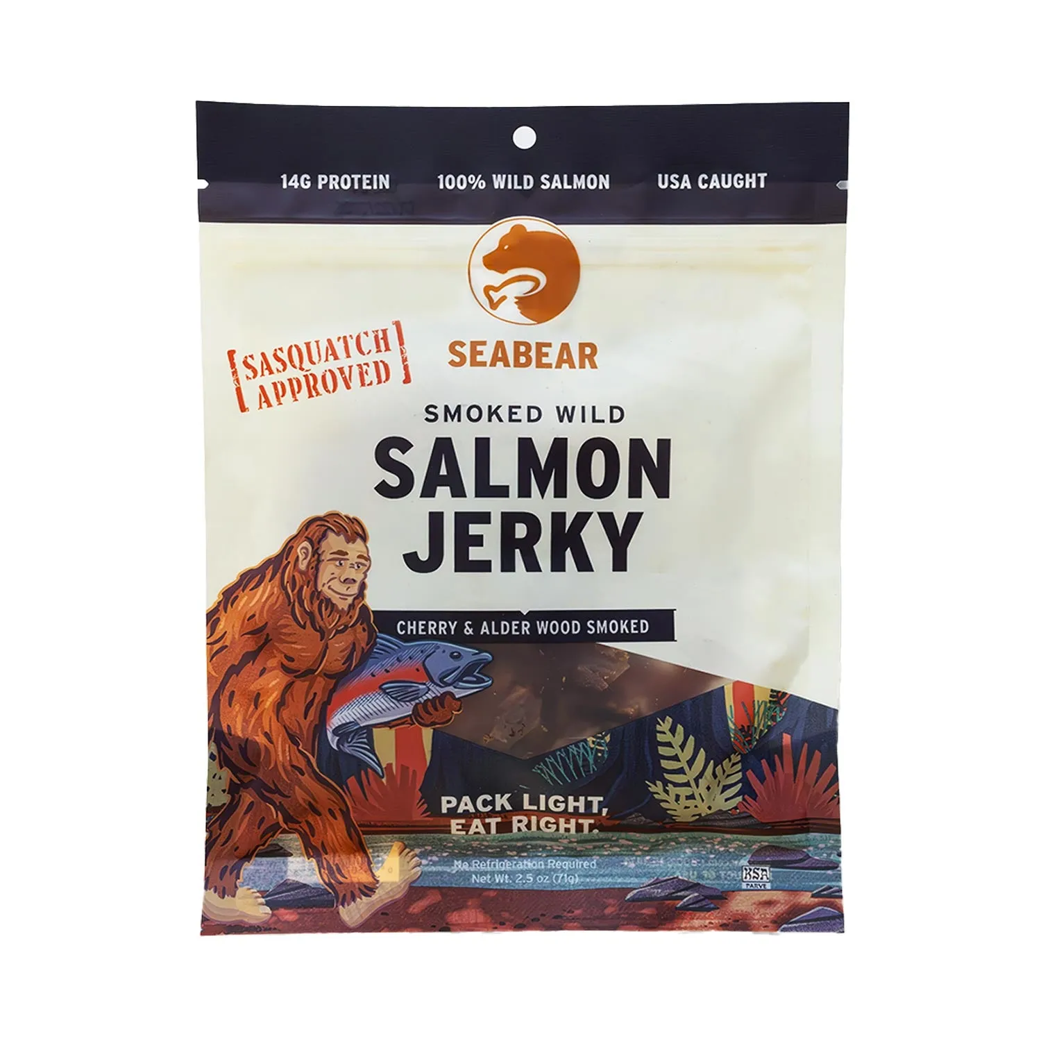 SeaBear - Sasquatch Approved Wild King Salmon Jerky