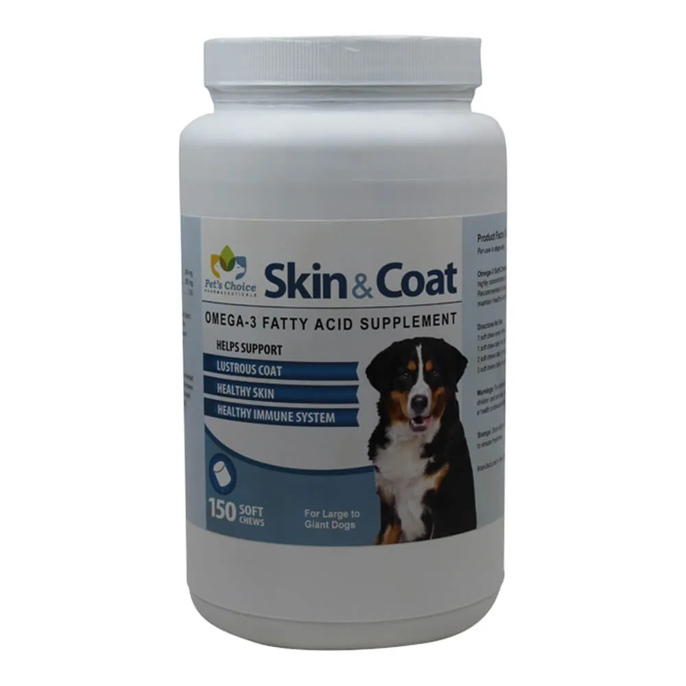 Skin & Coat Omega Soft Chews for Dogs