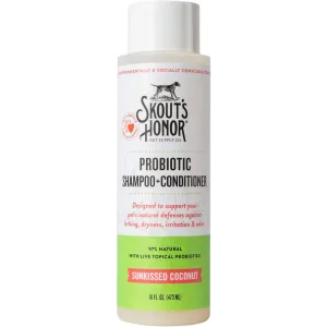 Skout's Honor Probiotic Pet Shampoo Plus Conditioner Sunkissed Coconut