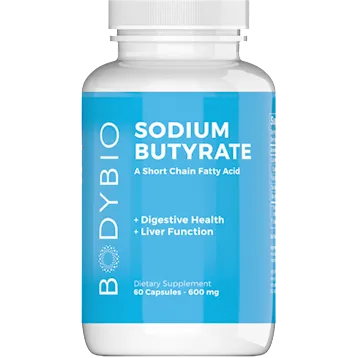 Sodium Butyrate 600 mg 60 vegcaps by BodyBio