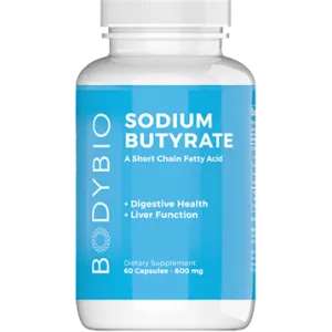 Sodium Butyrate 600 mg 60 vegcaps by BodyBio