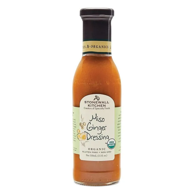 Stonewall Kitchen Organic Miso Ginger Dressing - 11oz