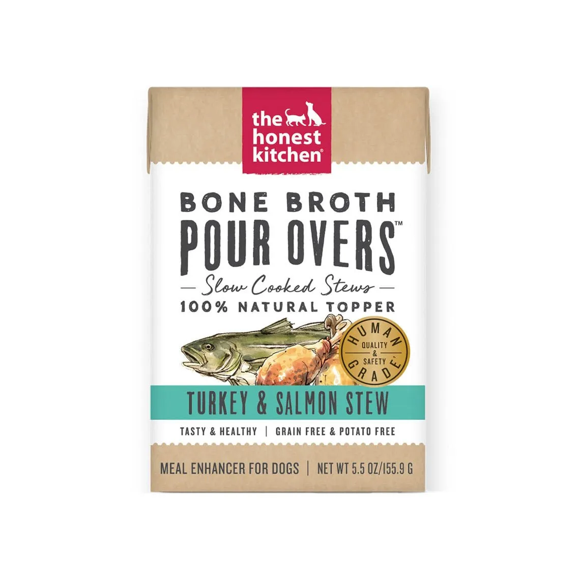 The Honest Kitchen Bone Broth Pour Overs Food Topper for Dogs