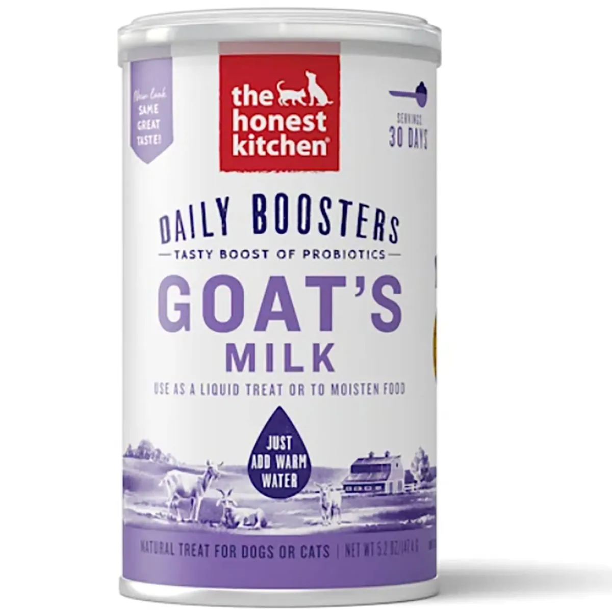 The Honest Kitchen Daily Booster Goat's Milk Dog and Cat Supplement