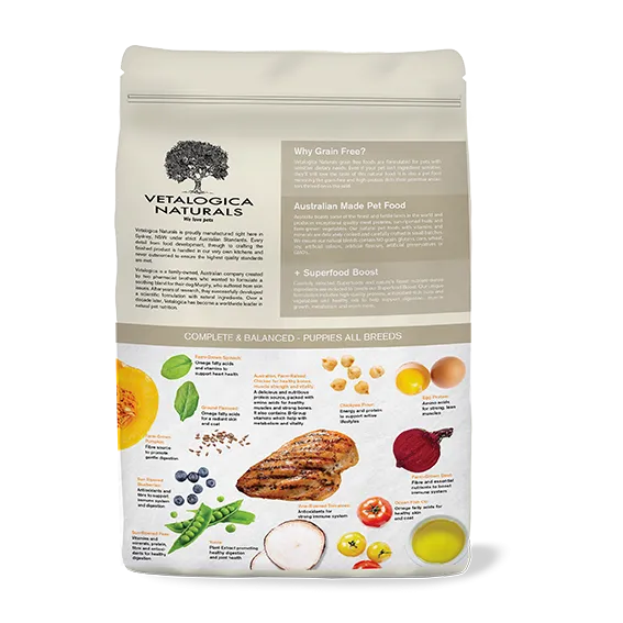 Vetalogica Naturals Grain Free Chicken Puppy Food