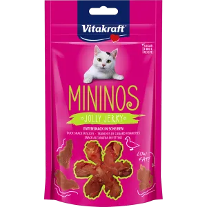 Vitakraft Cat Mininos Jolly Jerky - Duck Snack in Slices 40g