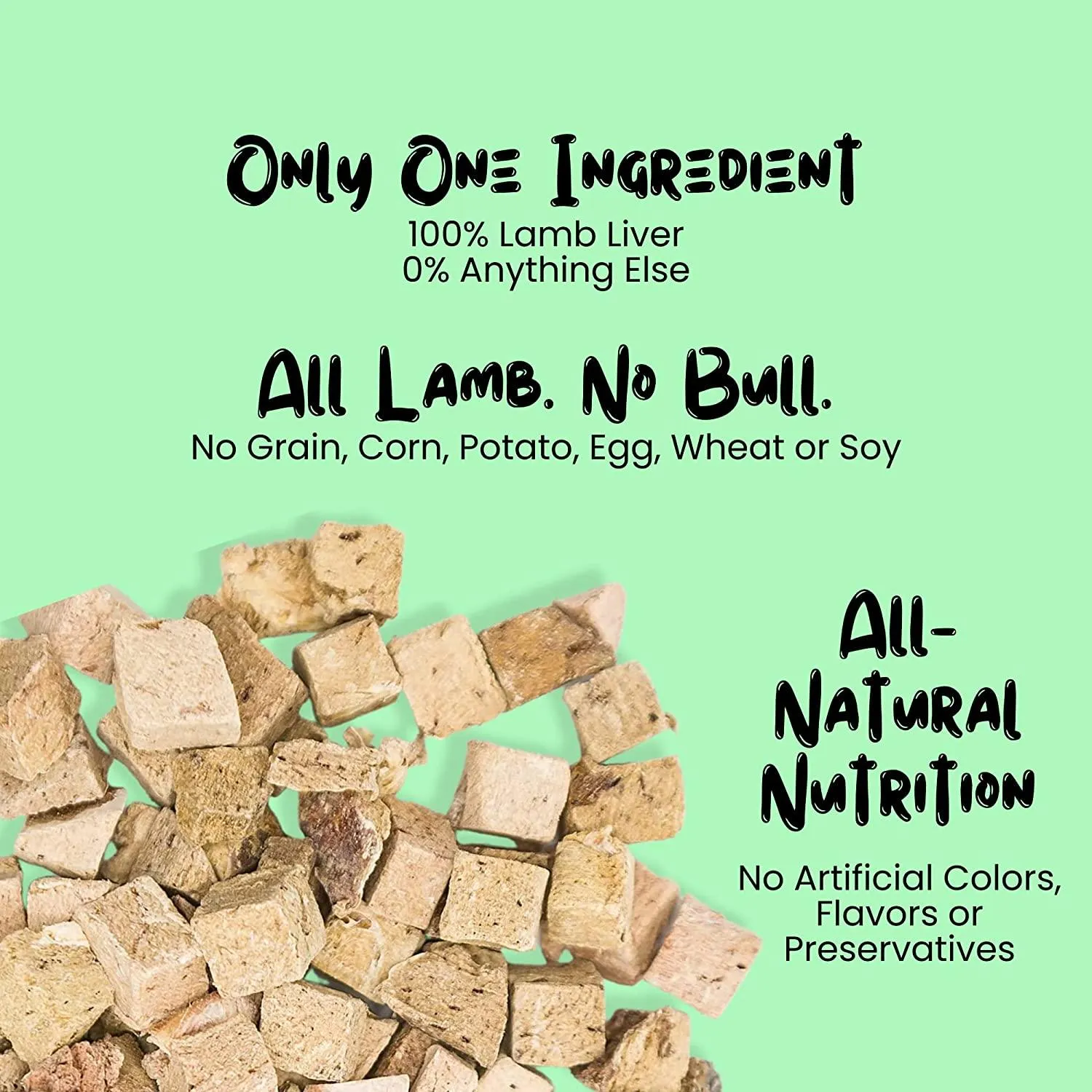 Wholesale Freeze Dried Lamb Liver Treats